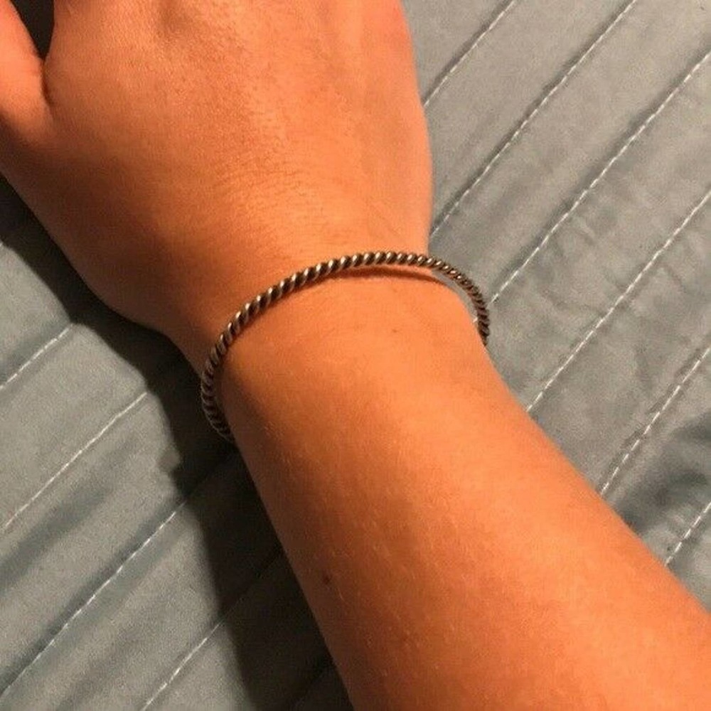 James Avery Twisted Wire Hook On Cuff Bracelet - image 1